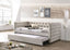 Romona Beige Fabric Daybed W/Trundle (Overall Full)