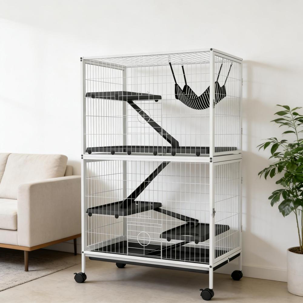 Pet Habitat,Pet House,Rolling Small Animal Cage