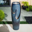 38.7”H Outdoor/Indoor Water Jar Fountain Tall Floor with LED Lights