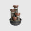 Resin Indoor Tabletop Fountain with LED Light-15.7"H