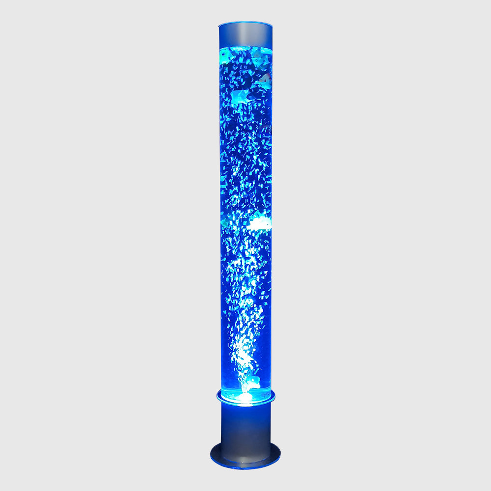 Acrylic Bubble Light with Simulated Fish and16 Color Changing Light Effects