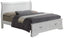 Elegant Full Bed With Storage In White