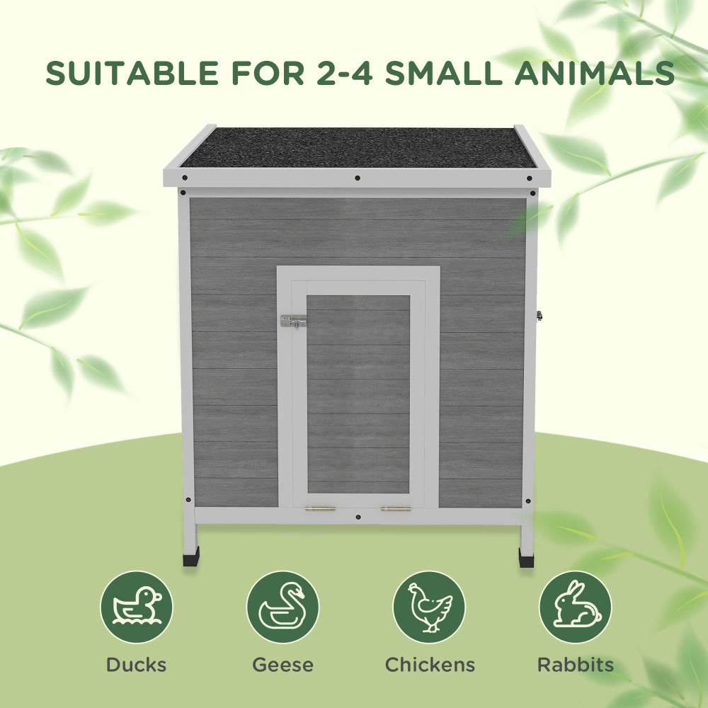 Wooden  with Openable Roof Cage, Removable Floor, Double Doors,25" x 32" x 30"