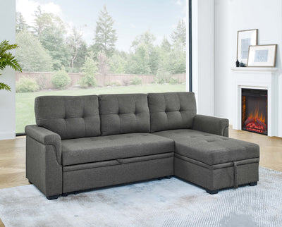 86'' Upholstered Pull-Out Sofa Bed