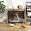 Dog Crate Furniture ,Wooden Dog Crate with Double Doors, Dog Furniture, Indoor Dog Kennel,