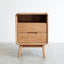 SunJet Pure Solid Wood Bedside Cabinet Modern Simple Nightstands European Beech Bedside Cabinet Nordic Bedroom Solid Beech Storage Cabinet 0.4m