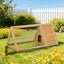 Small Animal Cage Rabbit Hutch,A-Frame Wooden Pet House
