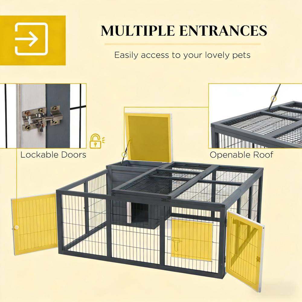 Small Animal Hutch Cage,Pet House,Rabbit House