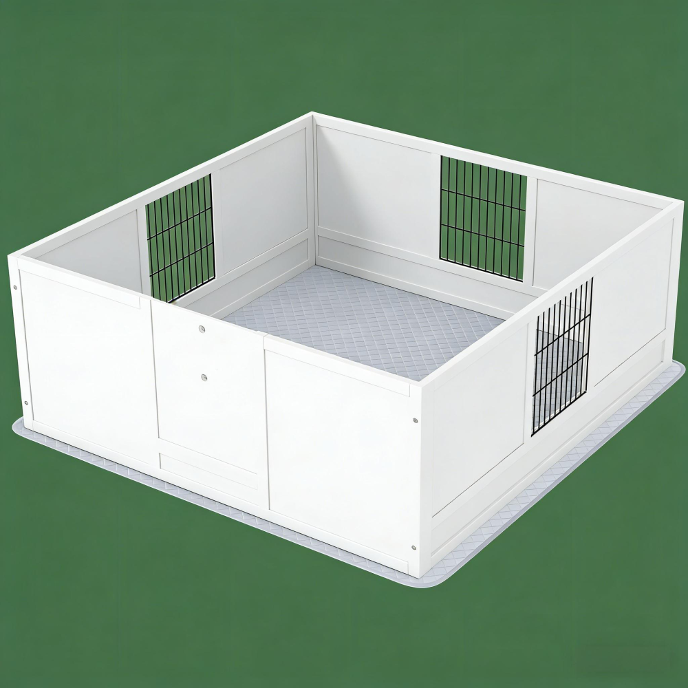 Pet Box,Dog Box with Washable Pee Pad
