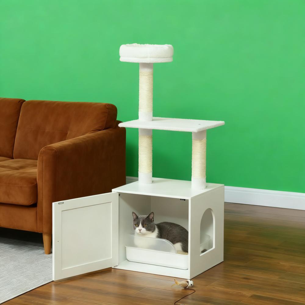.5-102.5 inch Height Adjustable Cat Tree