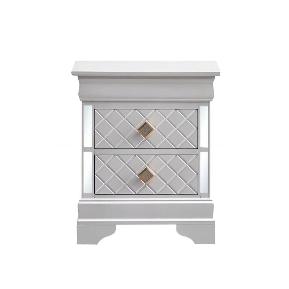 SunJet Verona G6735-N Nightstand  Pearl White