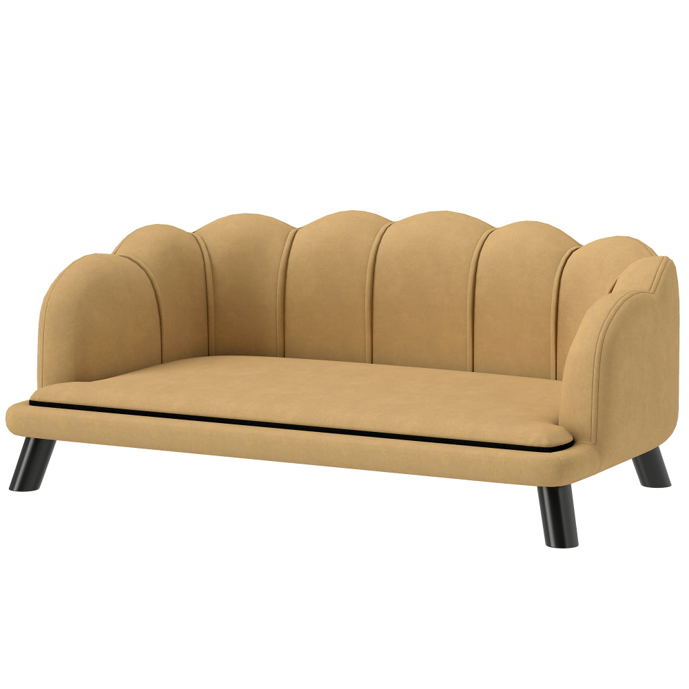 Coffee  Pearl Design Pet Sofa