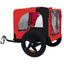 Pet Bike Trailer Dog Cart for Bicycle,Suitable for Small and Medium Pets, Easy Folding Cart Frame, Quick Release Wheel, Non-Slip Floor, Internal Leash