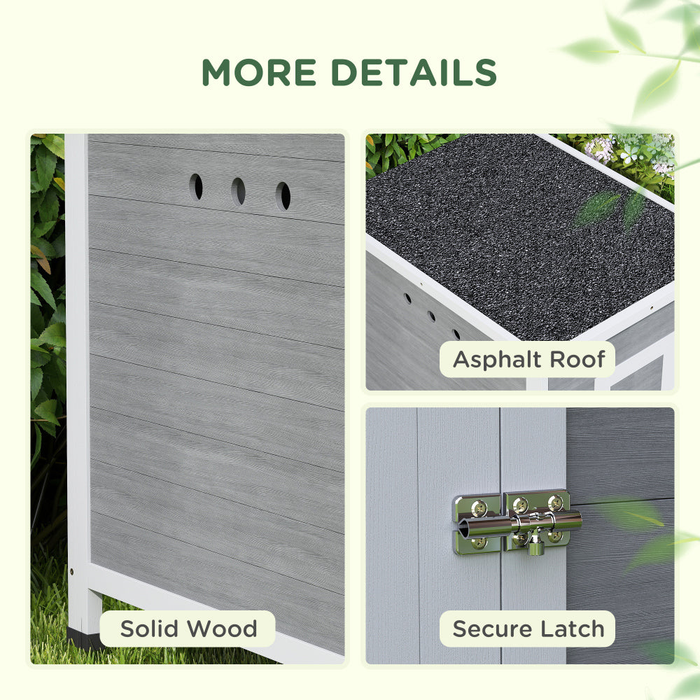 Wooden  with Openable Roof Cage, Removable Floor, Double Doors,25" x 32" x 30"