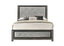 Jehoram Gray Linen & Gray Finish Eastern King Bed