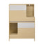 Modern 2 IN 1 Cat Furniture, Cat Litter Box Enclosure Side Table, Cat House with Storage, for 2 Small-Medium Sized Cats