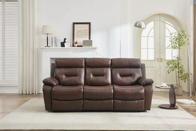 Genuine Leather Non-Power Reclining SOFA