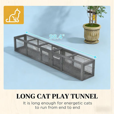 Wooden Cat Tunnel,Cat Play Tunnel