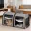 Travel Pet Crate,Portable Soft-Sided Cat Carrier Bag