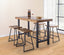 Landon - 5 Piece Counter Height Dining Set - Light Brown