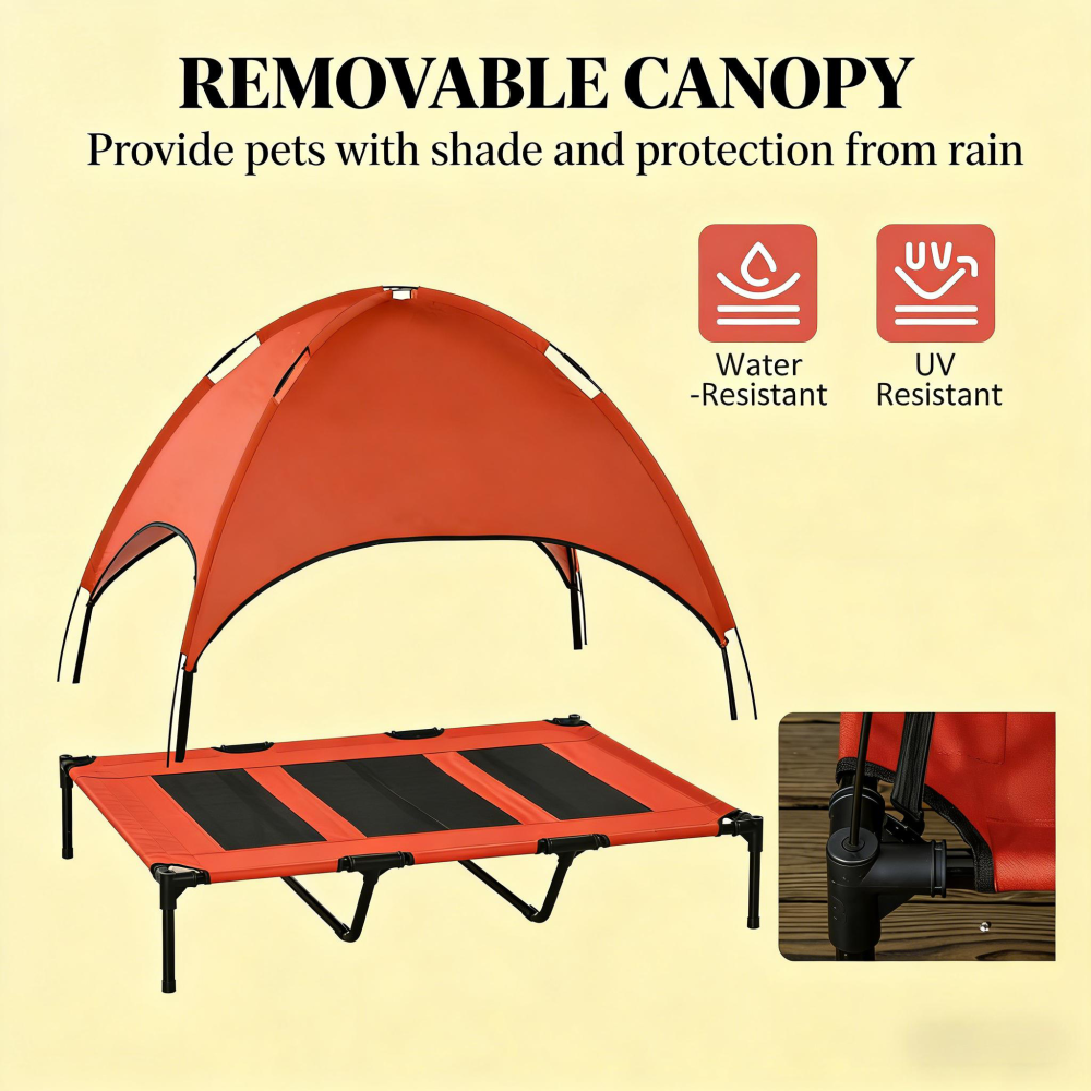 Modern Style Pet Bed,Elevated Portable Dog Cot