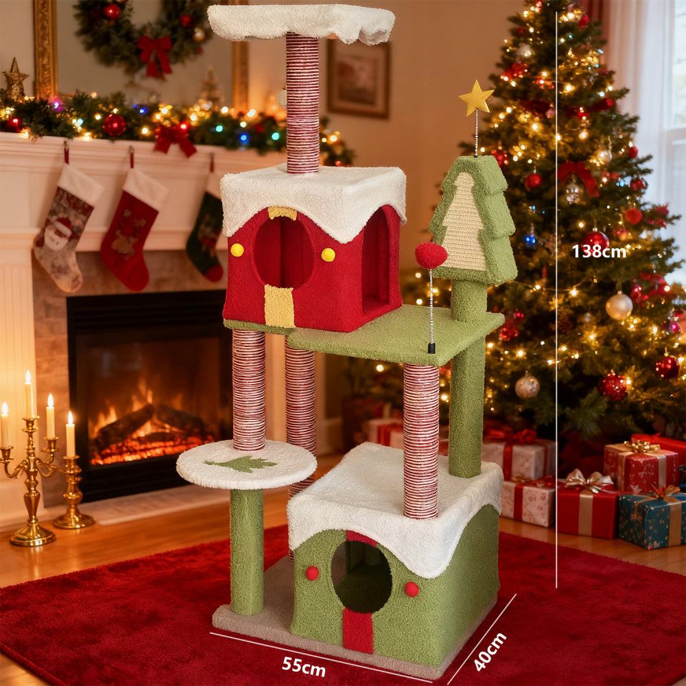 CY14 Christmas Cat tree
