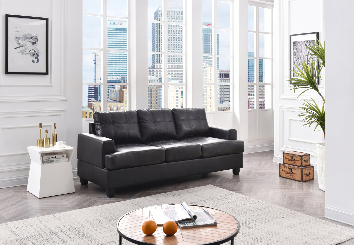 Glory Furniture Sandridge G583A-S Sofa , BLACK