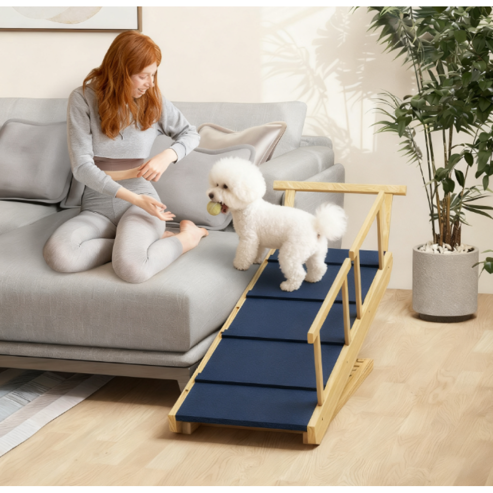 Pet Sofa Dog Sofa for Small Dogs with Storage, Gray