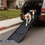 Dog Ramp for Car 65"X17.2" Large Folding Pet Stair Ramps for Truck, SUV, with Non-Slip Surface, Up to 250LBS, Outdoor Dog Car Ramp for Medium & Large Dogs, Portable Pet Steps