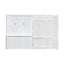 Queen Size Murphy Bed Wall Bed with Closet, White, Space-Saving Design, MDF+LVL, 117' x 84.8'