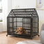 61" Extra Large Heavy Duty Dog Crate Dog cage Strong Metal Dog Kennels and Pens Crates for Large Dogs