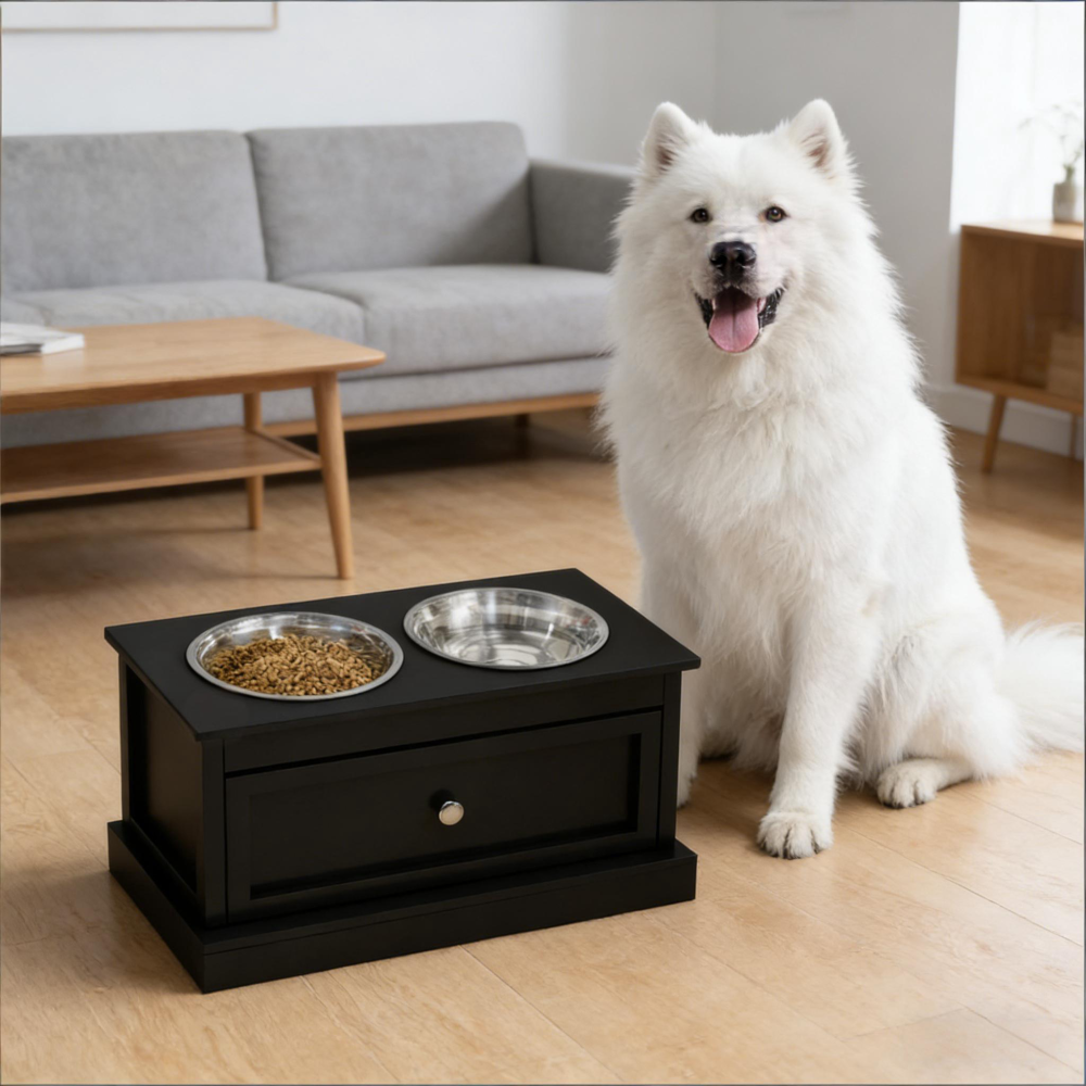 Pet Food Bowl Dog Feeding Station,Raised Dog Bowl Stand