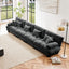 4-Seater Sectional Sofa Modular Deep Seat Sofa Couch , Chenille Sofa Comfy Upholstered Sofa for Living Room, Apartment, Studio, Office,Chenille Gray