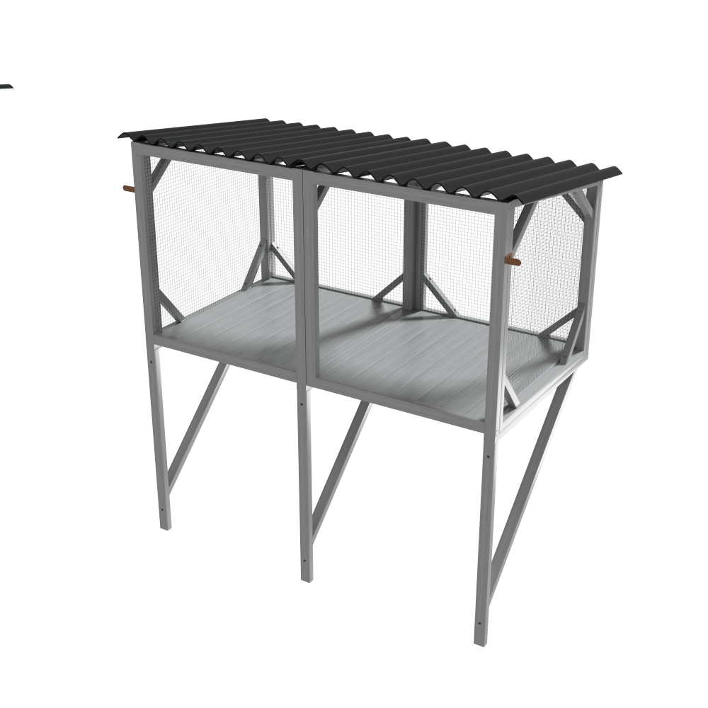 Cat Catio, Cat Window Perch for Large Indoor Cats - for Sunbathing, Napping & Overlooking, Wooden Cat Window Hammock for Safely Enjoying The Outdoor Sights Scents and Sounds