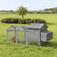 Wooden  Chicken Coop 96.5" L x 35.5" W x 44.5" H  Hen House Poultry Cage