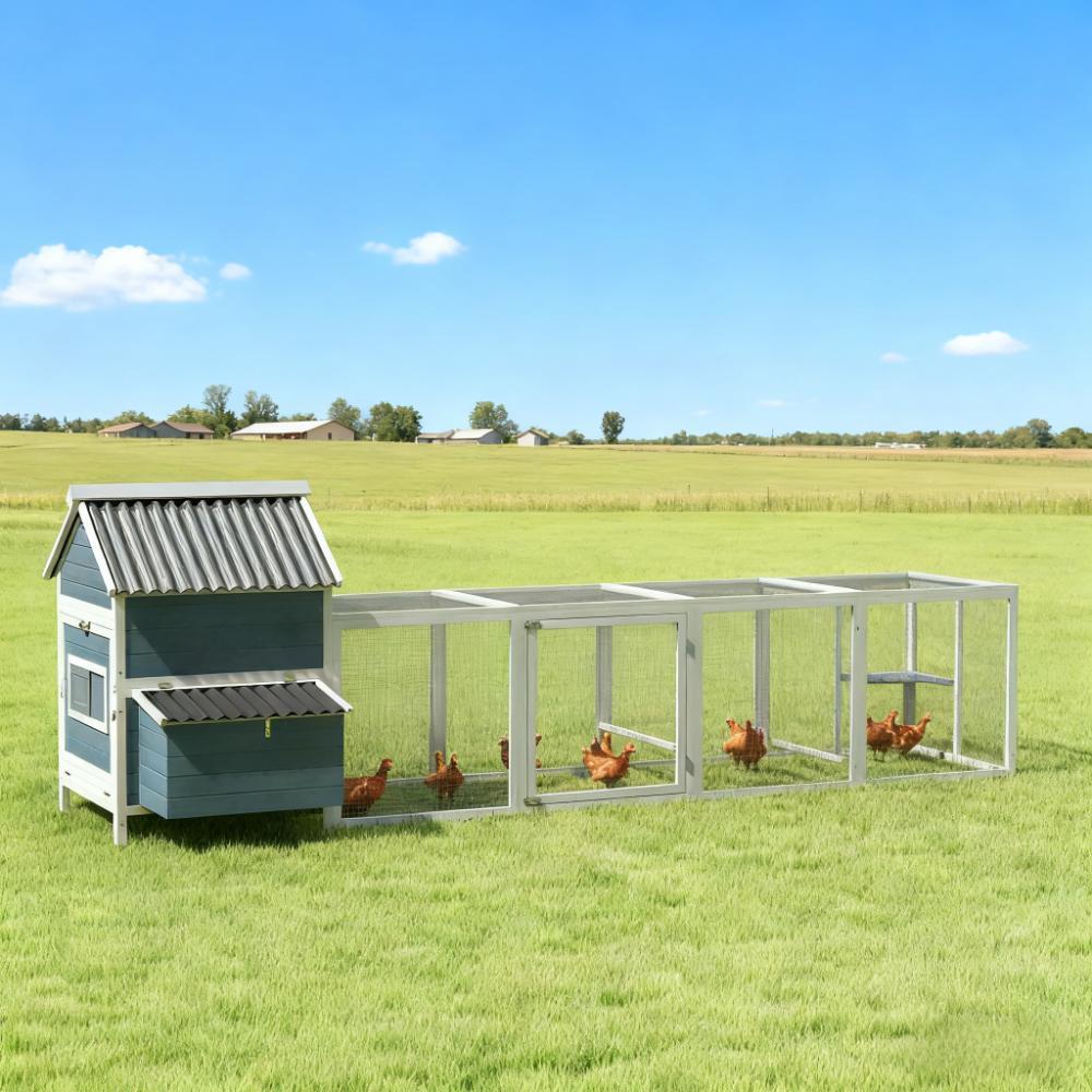 Chicken Coop For 10-15 Chickens Extra Large Wooden Chicken Coop