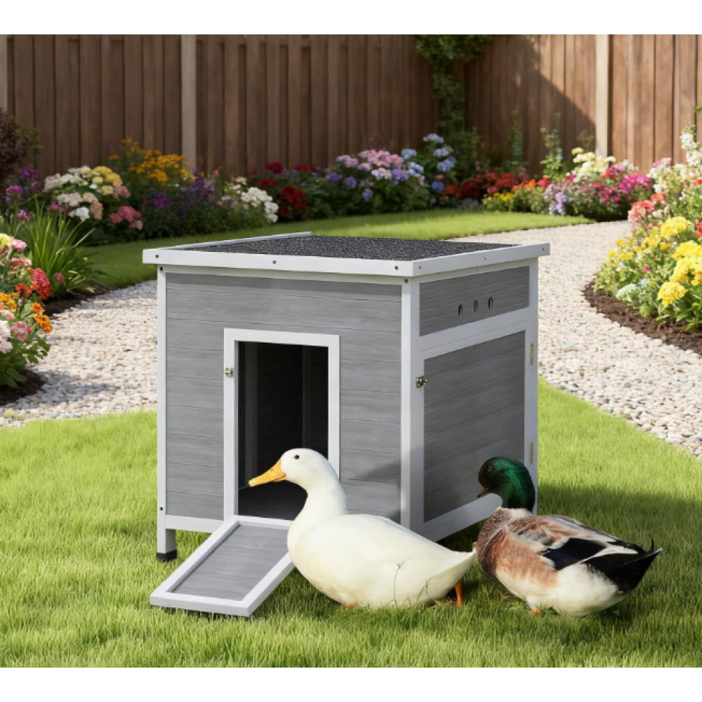 Wooden  with Openable Roof Cage, Removable Floor, Double Doors,25" x 32" x 30"