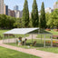 Large-Sized Outdoor Dog Kennel with Waterproof UV Resistant Roof