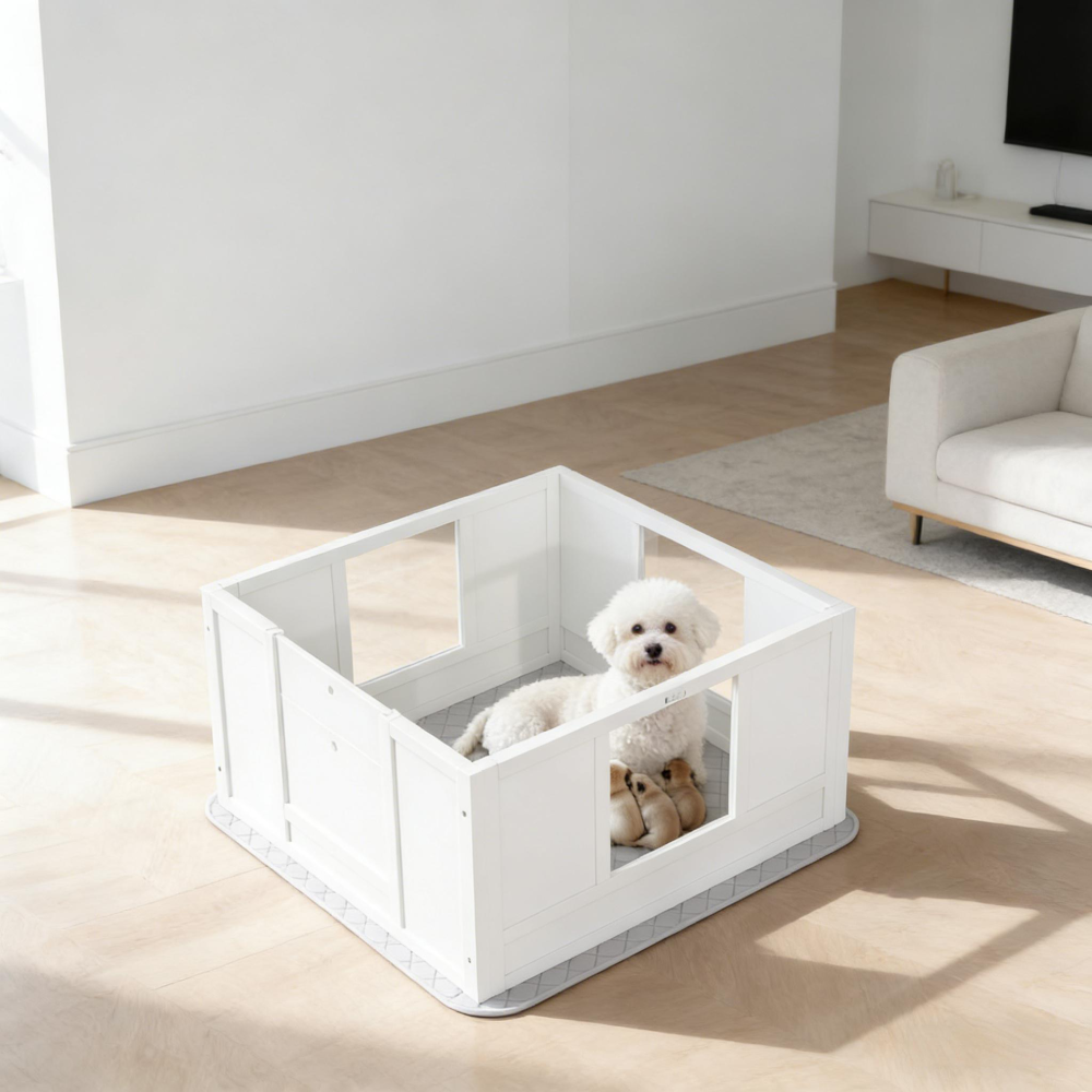 Pet Box,Whelping Box with Whelping Pad