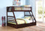 Jason Espresso Finish Twin Xl/Queen Bunk Bed W/Storage
