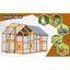 Outdoor Chicken Coop Enclosures 110" Large Kitten Playpen,Upgrade Waterproof Cover