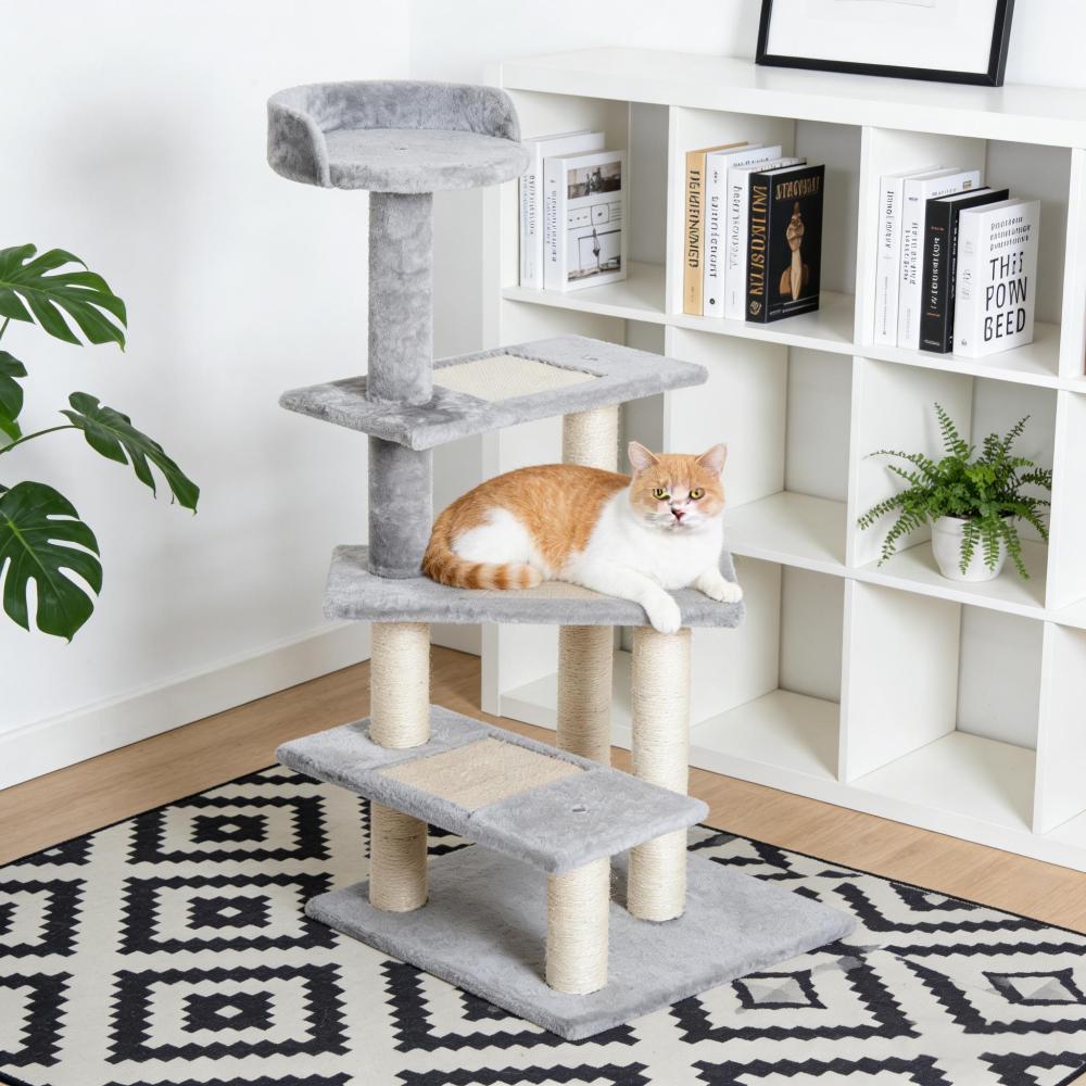 Cat Activity Tower,Revolving Stair Cat Tree