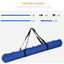PawHut 4 Piece Dog Agility Training Equipment for Dog Agility Course with Adjustable Height Jump Bars, Included Carry Bag, & Displacing Top Bar, Blue