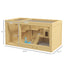 Hamster Cage,Extra Large Wooden Hamster Cage