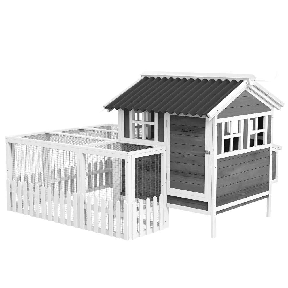 Wooden Chicken Coop for 3-4 Chickens