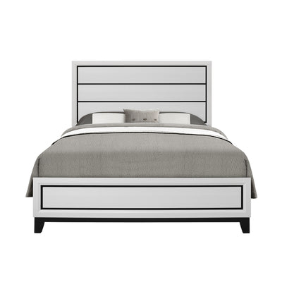 MIRAGE WHITE KING BED