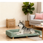 Pet Sofa Bed Couch with Storage,with Soft Cushion , Green