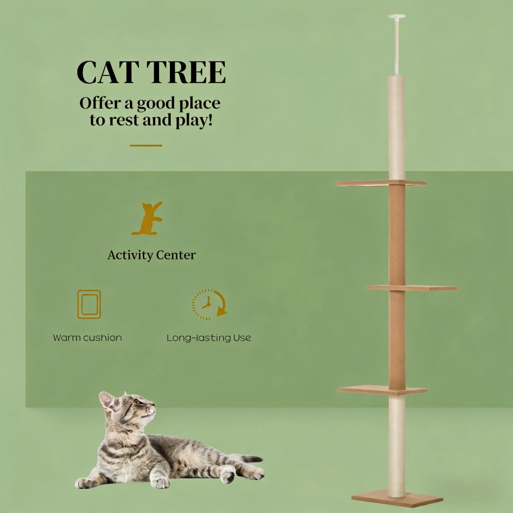 Floor-to-Ceiling Cat Tree,Cat Tree Activity Center