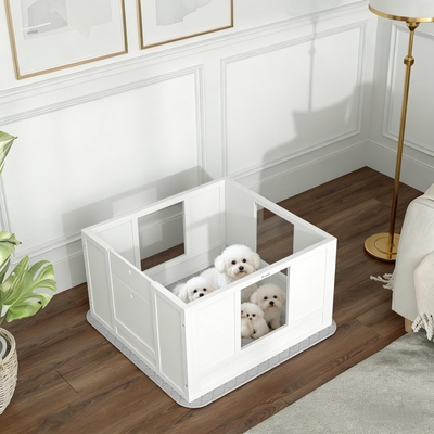 Pet Box,Whelping Box with Whelping Pad