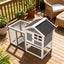 Spacious Pet House,Weatherproof Wooden Rabbit Hutch